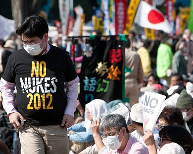 Anti Nuclear Demonstration in Tokyo