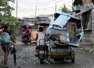 Typhoon Hagupit in Luzon islands