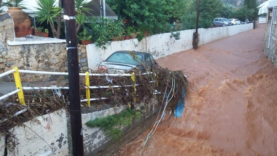 πλημμύρες Μηχανιώνα