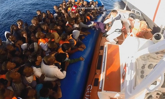 Μεσόγειος διάσωση μεταναστών